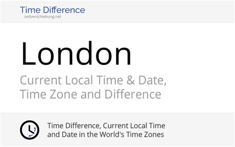 time in london england converter